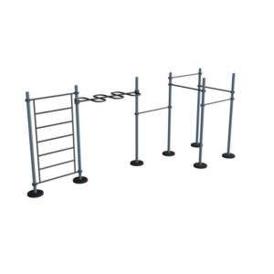 РУКОХОД-ЗМЕЙКА, ШВЕДСКАЯ СТЕНКА, ЧЕТЫРЕХСТОРОННИЙ ТУРНИК MB BARBELL MB 7.60/12 Barfits