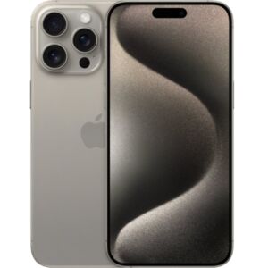 Смартфон Apple iPhone 15 Pro Max 256GB Natural Titanium для других стран 6.7 iOS 2G, 3G, 4G, 5G, Wi-Fi 4549995433111 mgfn