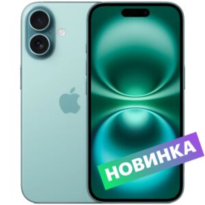 Смартфон Apple iPhone 16 128GB Teal iOS 2G, 3G, 4G, 5G, Wi-Fi Сентябрь 2024 г. 2210000539464 mgfn