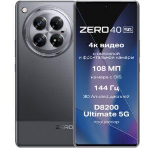 Смартфон Infinix Zero 40 5G 12/256G, Rock Black RU 6.78 XOS 2G, 3G, 4G, 5G, Wi-Fi 4894947046131 mgfn