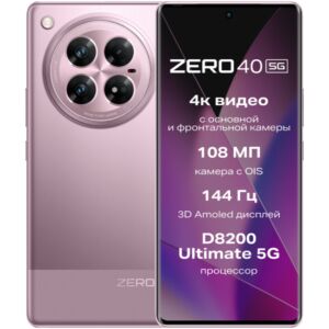 Смартфон Infinix Zero 40 5G 12/256G, Violet Garden RU 6.78 XOS 2G, 3G, 4G, 5G, Wi-Fi 4894947046148 mgfn