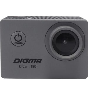 Экшн-камера Digma DiCam 180 серая Серый Нет  4630143111170 mgfn