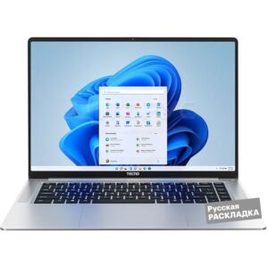 Ноутбук TECNO MegaBook S1, 2024, 15.6", i5, 512GB, WIN серый 15.6" (WIN11 13420H 15.6) Серый 15.6 Серый Нет 4894947020957 mgfn