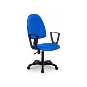 Бюрократ Офисное кресло, подлокотник (пластик), крестовина (пластик), материал (текстиль), механизм качания, регулировка по высоте, газлифт, максимальная нагрузка 120 кг, цвет синий, CH-1300N/3C06 CH-1300N/3C06 KNS