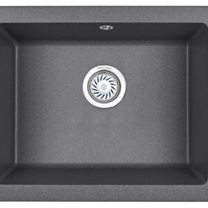 Мойка KRONA QUADRAT W550-460 1 GRAPHITE KRN