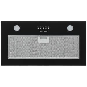 Полновстраиваемая вытяжка KRONA LUISA 600 GLASS BLACK PB KRN