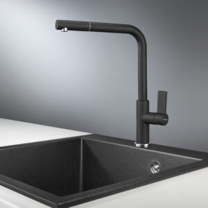 Смеситель KRONA WASSER H300 1 BLACK KRN