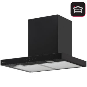 Т-образная вытяжка KRONA ONYX 600 GLASS BLACK S KRN