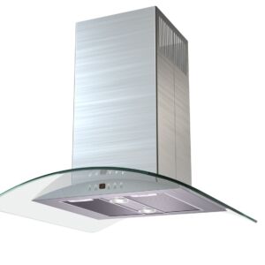 Т-образная вытяжка KRONA SHARLOTTA isola 600 inox/glass 5P KRN
