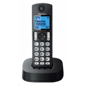 Panasonic Беспроводной DECT Panasonic/ монохромный, АОН, черный, 210g KX-TGC310RU1 KNS