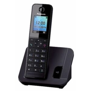Panasonic комплект из базы и трубки, стандарт DECT, громкая связь (спикерфон), определитель номеров (АОН/Caller ID), цветной дисплей на трубке KX-TGH210RUB KNS