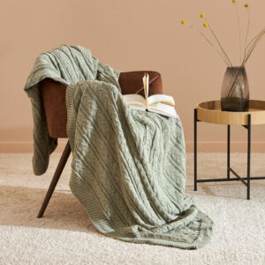 Плед Ituero, зеленый Зеленый 150х200 Хлопок CozyHome