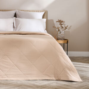 Покрывало Traforo beige Бежевый 220х240 Жаккард CozyHome