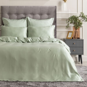 Постельное белье Basil Зеленый Двуспальный Тенсель CozyHome