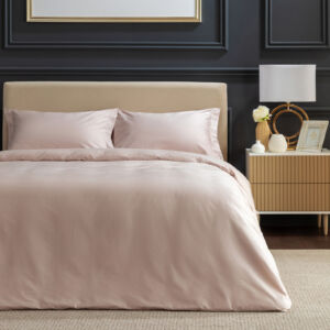 Постельное белье Crystal beige I Бежевый Двуспальный Сатин CozyHome