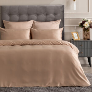 Постельное белье Ivory Cream Бежевый Двуспальный Тенсель CozyHome