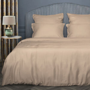 Постельное белье Natural beige Бежевый Евро Тенсель CozyHome