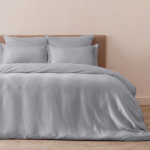 Постельное белье Silver Pearl Серый Двуспальный Тенсель CozyHome