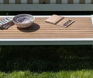 Кофейный стол из алюминия Joygarden MIA whgrll