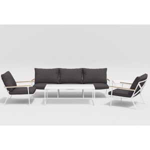 Лаунж зона Gardenini Calma long Anthracite White whgrll