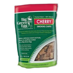 Щепа для копчения вишня Cherry Wood Chunks Big Green Egg whgrll