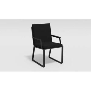 Стул Gardenini Voglie Armrest карбон черная с подлокотниками whgrll