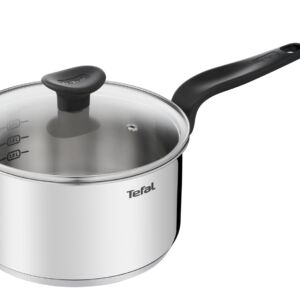 Ковш с крышкой Primary 16 см 1,5 л E3082274  Tefal Ковши Для всех плит, включая индукцию Зеркально отполированная нержавеющая сталь Ковш, крышка  Есть