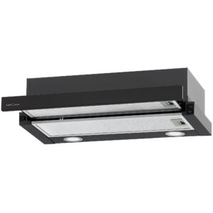 Вытяжка телескопическая KRONA KAMILLA T 600 BLACK (1 мотор) KRN