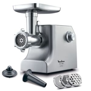 Мясорубка HV10 ME856D32  Moulinex 2200 Вт Для колбасок, Для кеббе, 3 решетки Металл Китай  2 года