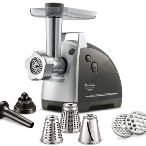 Мясорубка HV8 Pro ME687832  Moulinex 2200 Вт Для шинковки, Для ломтиков, Для драников, Для колбасок, Для кеббе, 2 решетки Пластик Франция  2 года