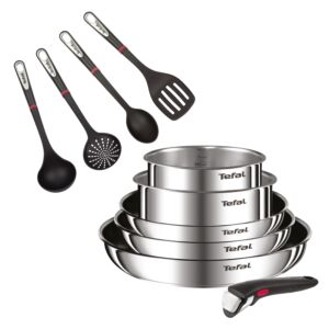 Набор посуды Ingenio Cook Eat 6 пред. + Набор аксессуаров Ingenio 4 шт  Tefal