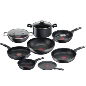 Набор посуды Unlimited L 10 предметов 20/24/25/26/26/28/28см 5,2л  Tefal Алюминий Антипригарное титановое покрытие “Titanium“ Есть Франция  2 года