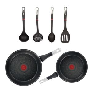 Набор сковород Unlimited 24/28 см + Набор аксессуаров Ingenio 4 шт  Tefal