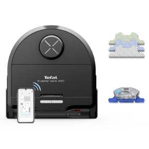 Робот-пылесос X-PLORER Serie 220 Animal & Allergy  RG9475WH 4 Tefal Интеллектуальная (камера и лазер) 4 часа Док-станция, база Да Лазерная камера Да: через Приложение Есть