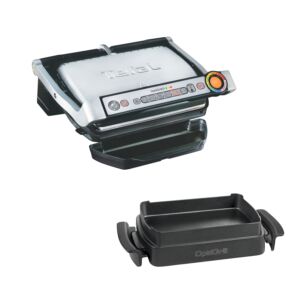 Умный электрогриль GC712D34 с насадкой для запекания  Tefal