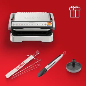 Умный электрогриль Optigrill 4 in 1 GC774D30 + аксессуары в подарок  Tefal