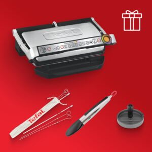 Умный электрогриль Optigrill+ XL GC722D34 + аксессуары в подарок  Tefal