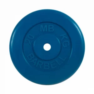 Диск обрезиненный, синего цвета 26 мм MB Barbell MB-PltC26-20 Barfits