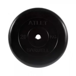 Диск обрезиненный Atlet, 20 кг 26 мм MB Barbell MB-AtletB26-20 Barfits
