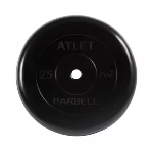 Диск обрезиненный Atlet, 25 кг 31 мм MB Barbell MB-AtletB31-25 Barfits