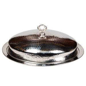 Баранчик клош (крышка для горячего) 50х38,5х13см с блюдом нерж P.L. Proff Cuisine | SG-82671(B) Китай Rstl