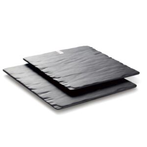 Блюдо 37х37х2см квадратное Black пластик меламин P.L. Proff Cuisine | M418091-MS Китай Rstl