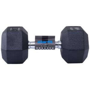 Гантель обрезиненная STARFIT DB-301 14 кг, черная Barfits
