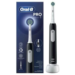 Электрическая зубная щетка Oral-B Pro 1500 CrossAction, Black  DctrS