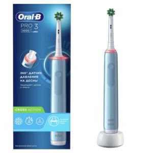Электрическая зубная щетка Oral-B PRO 3 3000 CrossAction D505.513.3 Б0052954 DctrS