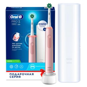 Электрическая зубная щетка Oral-B PRO 3 3500 CrossAction D505.513.3X Б0052955 DctrS