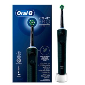 Электрическая зубная щетка Oral-B Pro X Clean Чёрная  DctrS