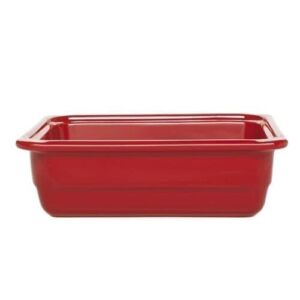 Гастроемкость Emile Henry Gastron 346233 GN 1/2-100, керамика красная Франция Rstl
