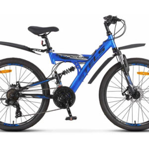 Подростковый велосипед Stels Focus MD 24 18 sp V010, год 2025, цвет Синий-Черный, ростовка 16 50 VlSkld