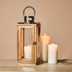 Подсвечник Willow Бежевый  средний (31 см) CozyHome